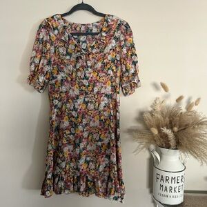 Floral Ruffle Dress
